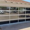 Aluminum White Glass Garage Door