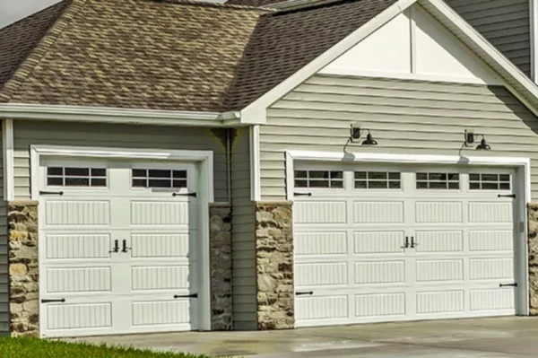 custom glass garage doors-white 3