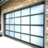 aluminum frame glass garage door-2