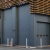 Portes industrielles sectionnelles de haute qualité, noires, offre spéciale