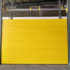 industrial commercial garage doors-yellow