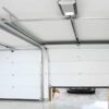 sandwich construction overhead garage door-white