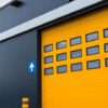 Commercial Heavy Duty Industry Door-yellow