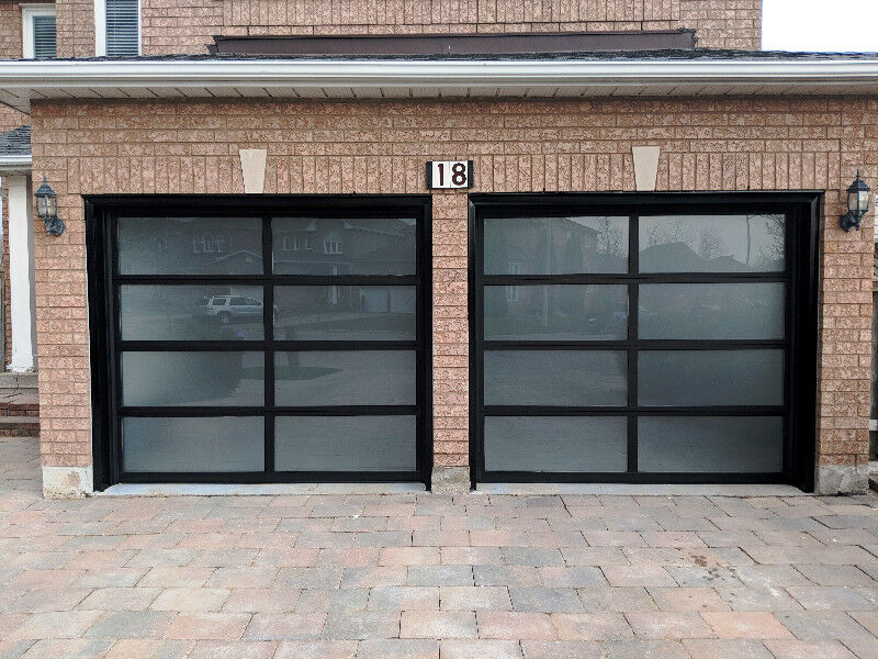 modern glass garage doors prices